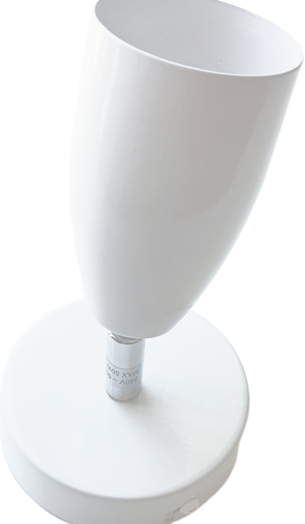 Modern Adjustable Single Wall / Ceiling Spotlight With LED GU10 Bulb In Cool White / Warm White