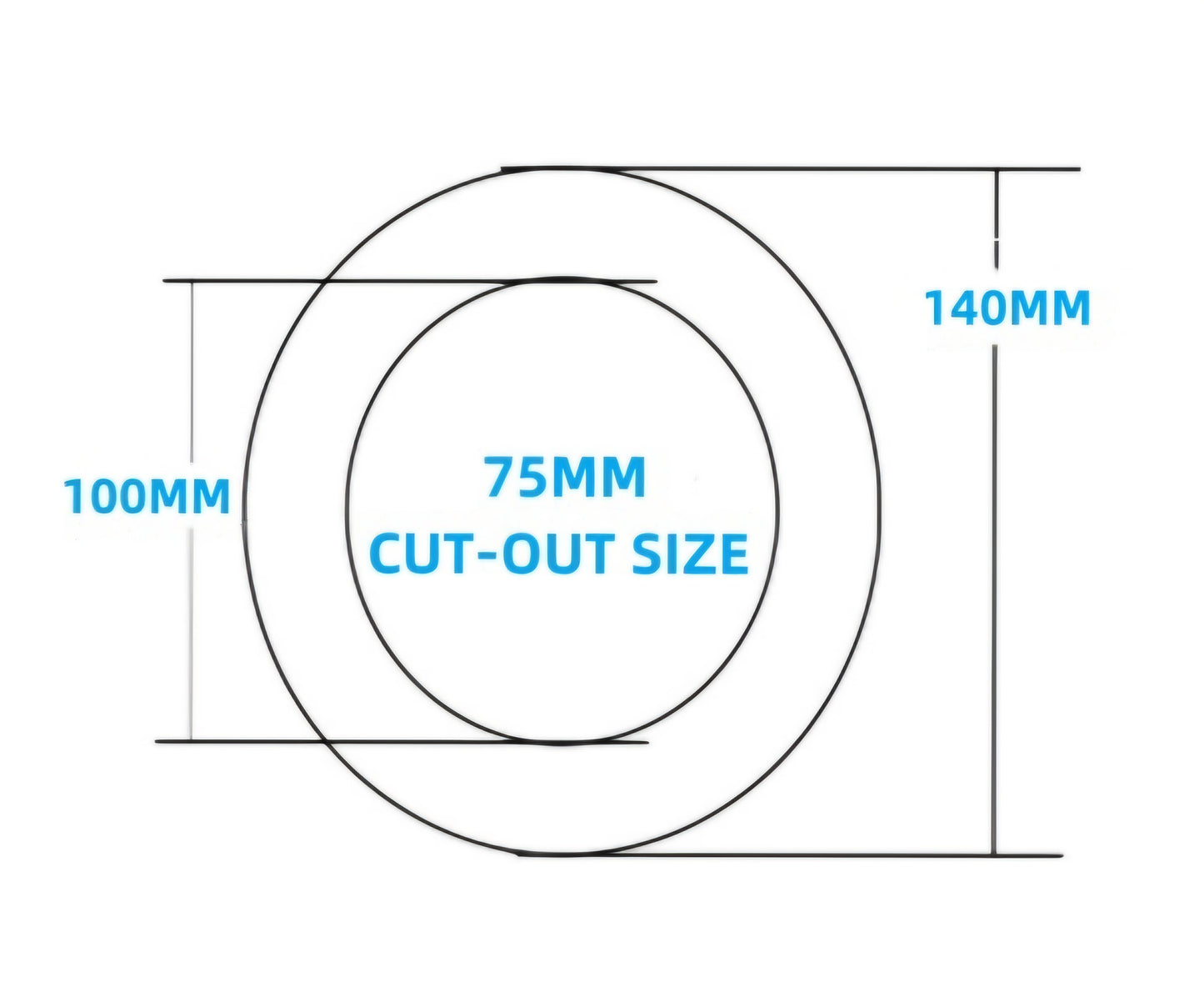 3W LED Emergency Ceiling Light Spotlight, Bright Cool White, 3 Hours Battery Operation Time