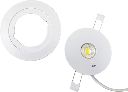 3W LED Emergency Ceiling Light Spotlight, Bright Cool White, 3 Hours Battery Operation Time