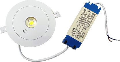 3W LED Emergency Ceiling Light Spotlight, Bright Cool White, 3 Hours Battery Operation Time