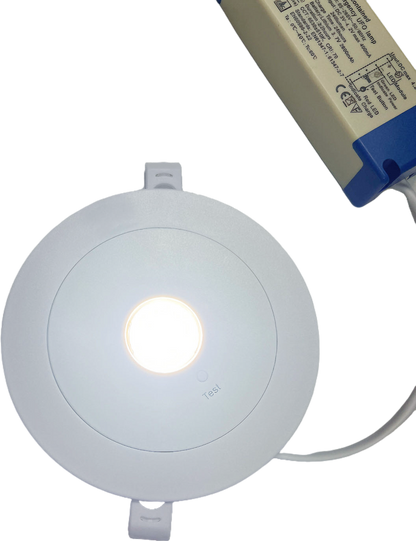 3W LED Emergency Ceiling Light Spotlight, Bright Cool White, 3 Hours Battery Operation Time