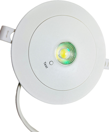 3W LED Emergency Ceiling Light Spotlight, Bright Cool White, 3 Hours Battery Operation Time