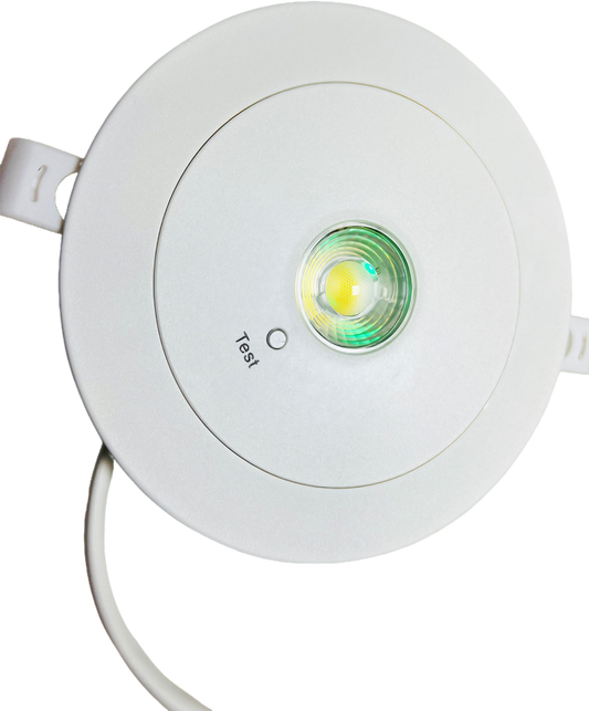 3W LED Emergency Ceiling Light Spotlight, Bright Cool White, 3 Hours Battery Operation Time