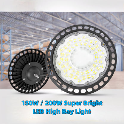 Super Bright LED High Bay Light 150W / 200W, Waterproof, For Warehouse, Workshop, Garage