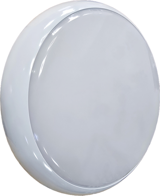 18W Emergency LED Bulkhead With Adjustable Microwave Sensor, Adjustable Light Colours, Waterproof