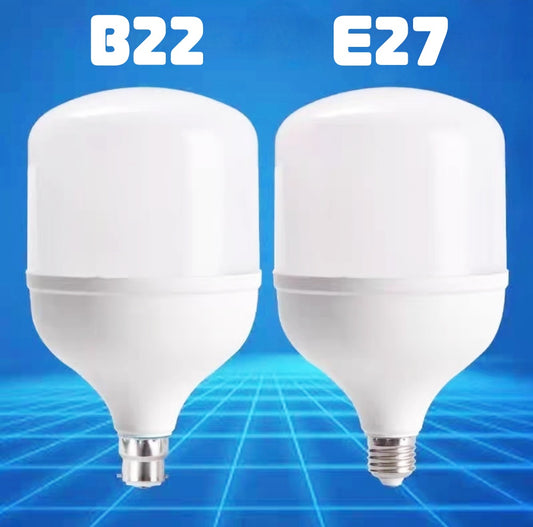Large 60 Watt Super Bright LED Bulb, Bright Cool White Light Colour, E27 / B22 Fitting