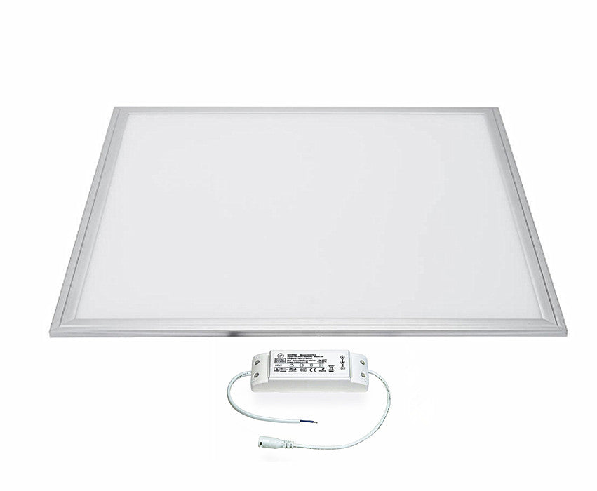 48W LED Panel Light, 600x600mm, Bright Cool White, For Suspended Ceiling, Including Power Supply