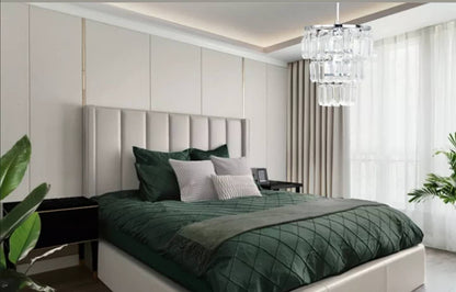 Chrome 3 Tier Pendant Shade Ceiling Light Acrylic Crystal Droplet Light With LED B22 Bulb