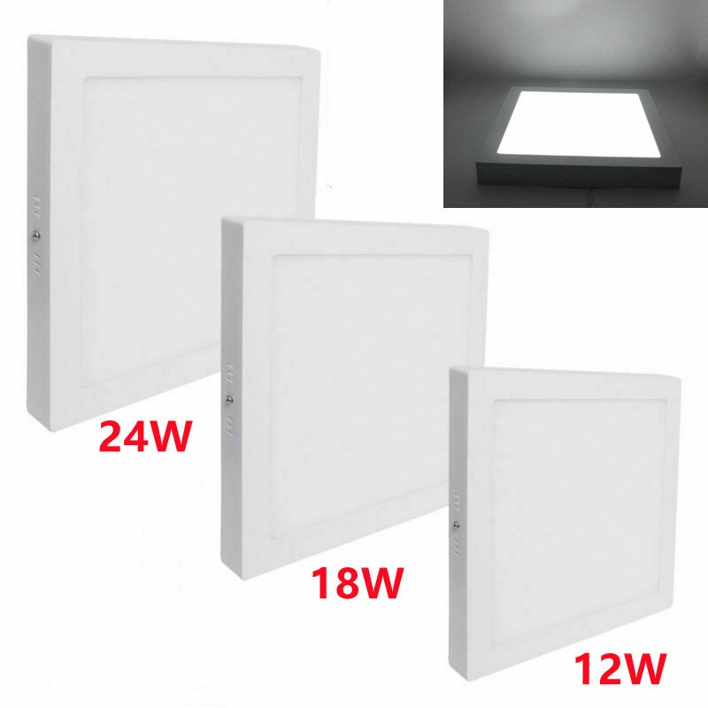 Square Surface Mounting LED Panel Light, 12W / 18W / 24W