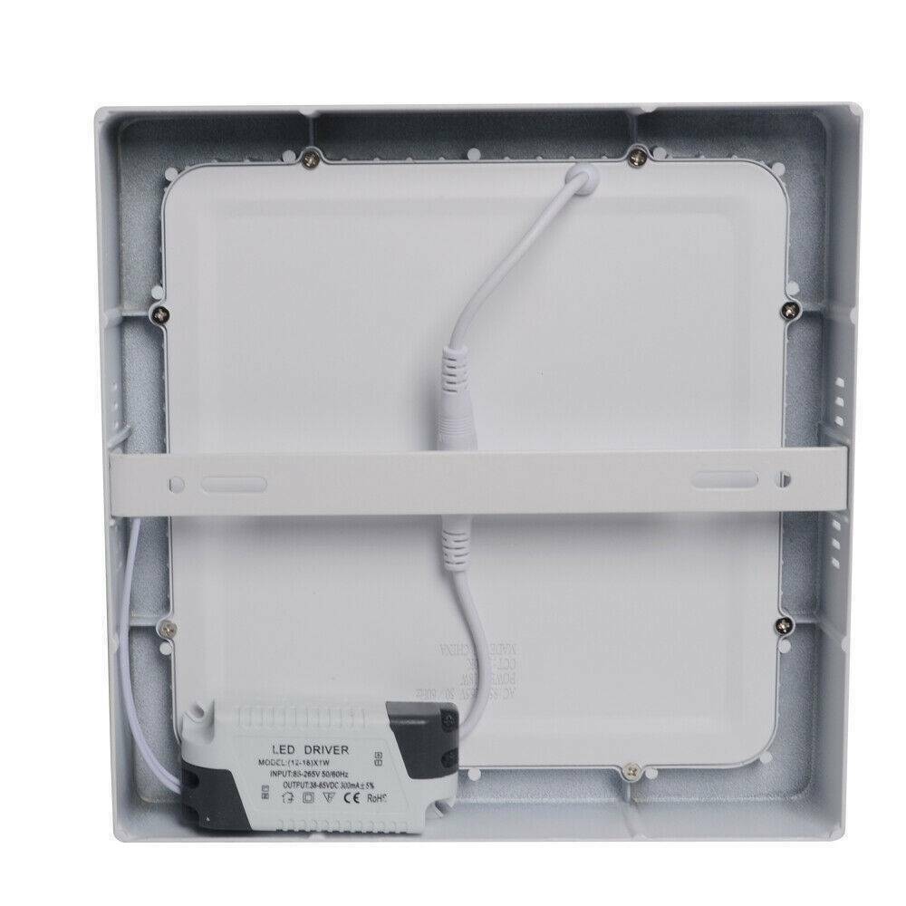 Square Surface Mounting LED Panel Light, 12W / 18W / 24W