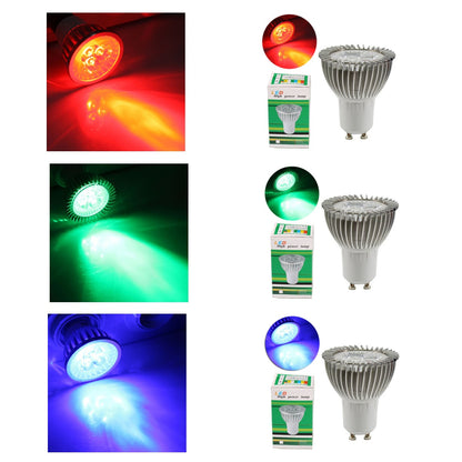 Red / Green / Blue Single Colour LED GU10 Bulb